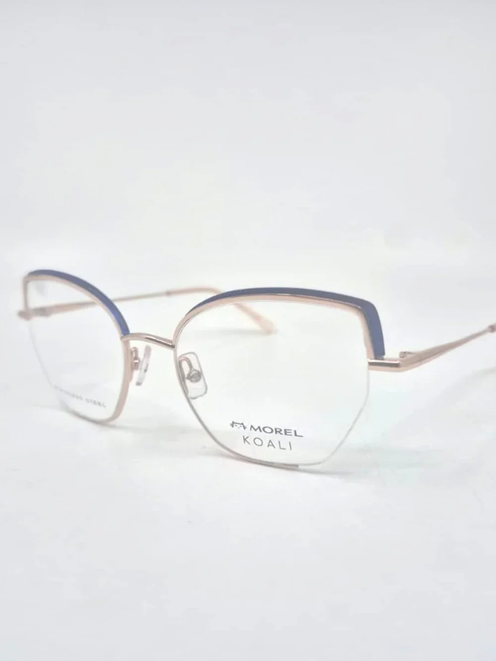 MOREL Koali 20119K PB10 52mm Blue and Rose Gold New Eyeglasses Made in France